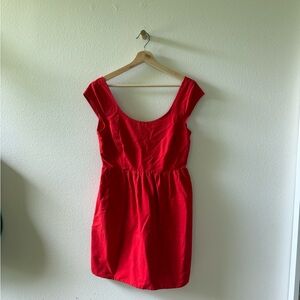 American Eagle Outfitters Red Cap Sleeve Sundress